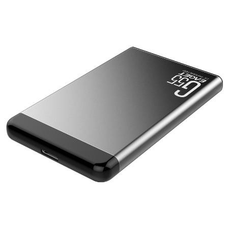 忆捷（EAGET）USB3.0移动硬盘G55 2.5英寸全金属文件数据备份存储安全高速防震 1TB